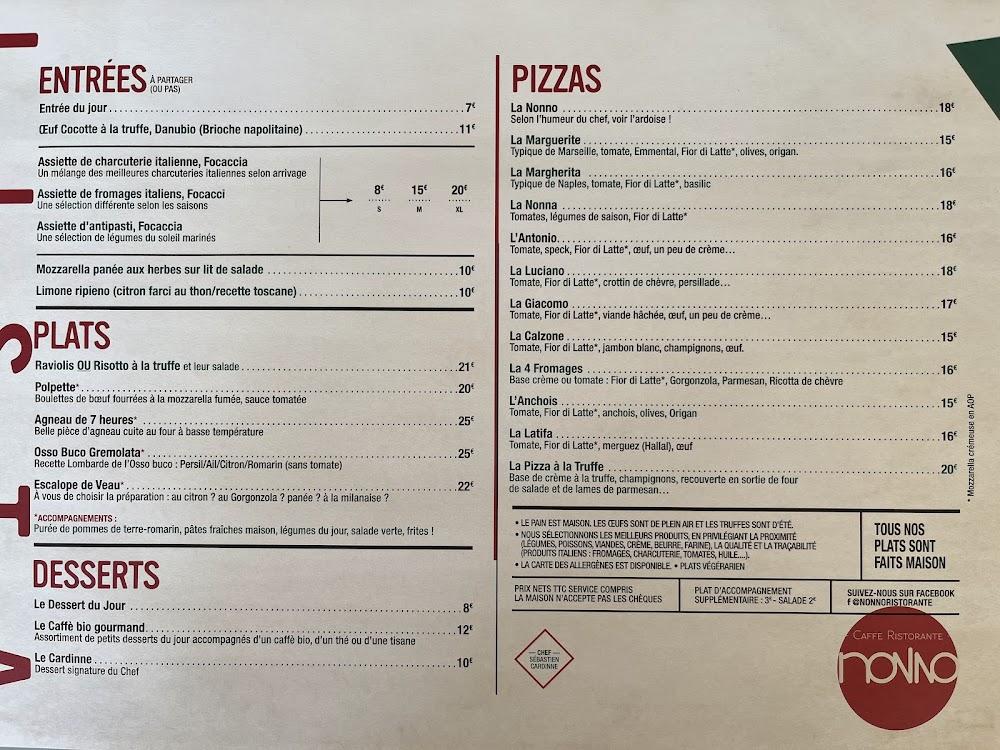 Nonno - Menu Image 1